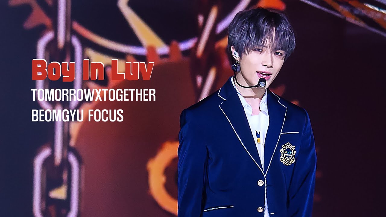 [4K]191225 SBS가요대전 TOMORROWXTOGETHER 범규 focus 상남자 (Boy In Luv) 커버 직캠