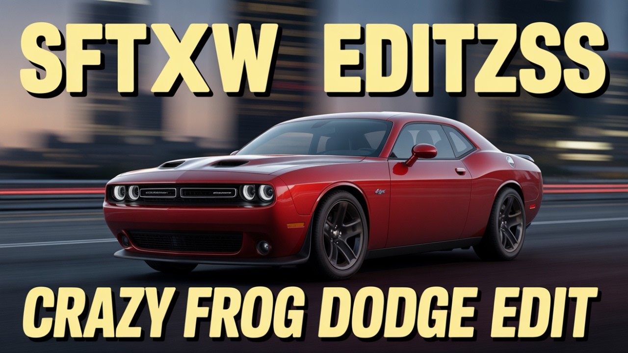 Smooth Dodge Edit 🔥  Cinematic Muscle Car Vibes 4K