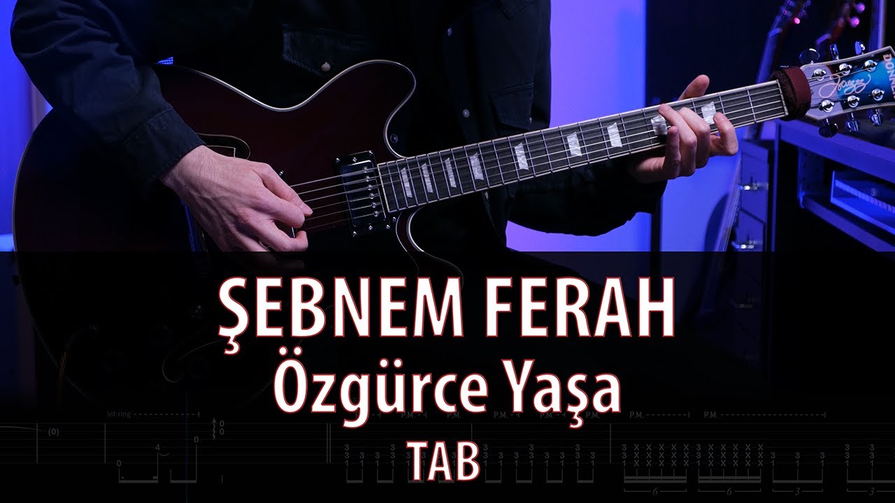 Şebnem Ferah - Özgürce Yaşa Gitar Cover | Nasıl Çalınır | TAB #şebnemferah #metintürkcan