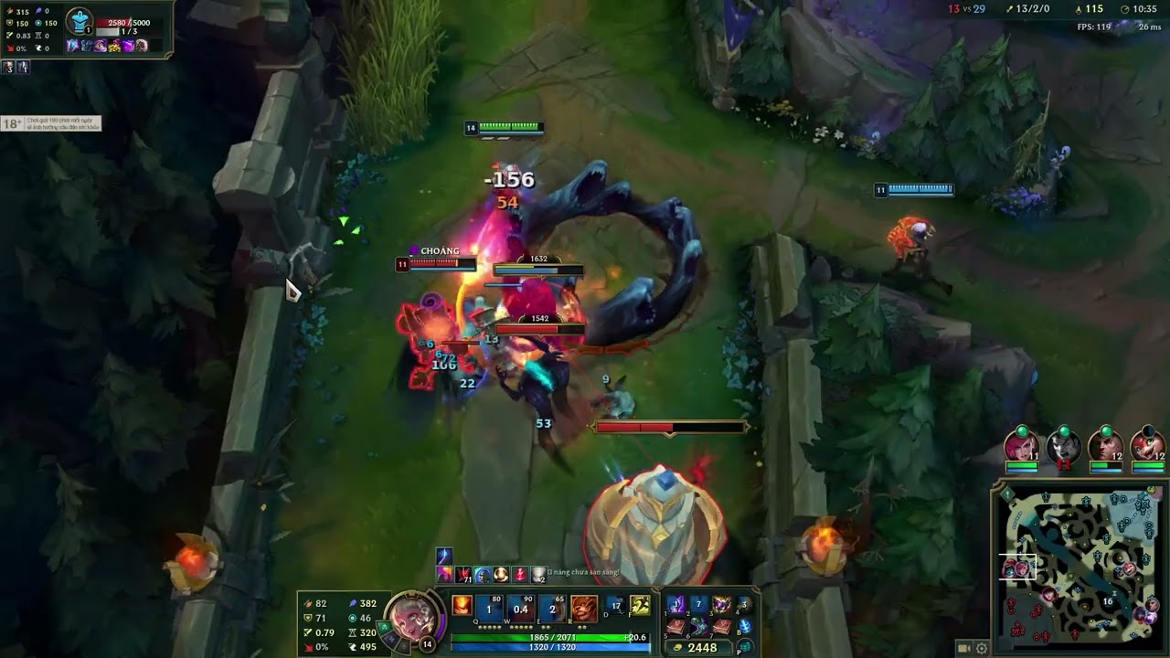 AR URF : Annie một mình gánh cả team farm mạng vượt thời gian KDA 27/4/1
