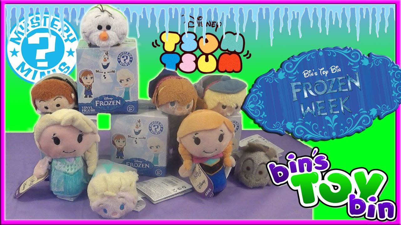 Disney Frozen Week  - Anna & Elsa Itty Bittys, Tsum Tsums & Funko Minis! by Bin's Toy Bin
