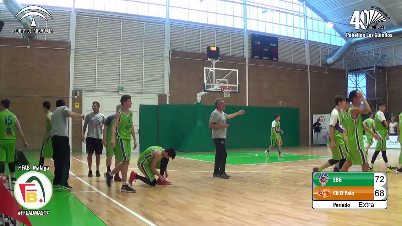 EBG Málaga Unicaja vs El Palo Fym- Fase Final 2017 - Cadete Masc