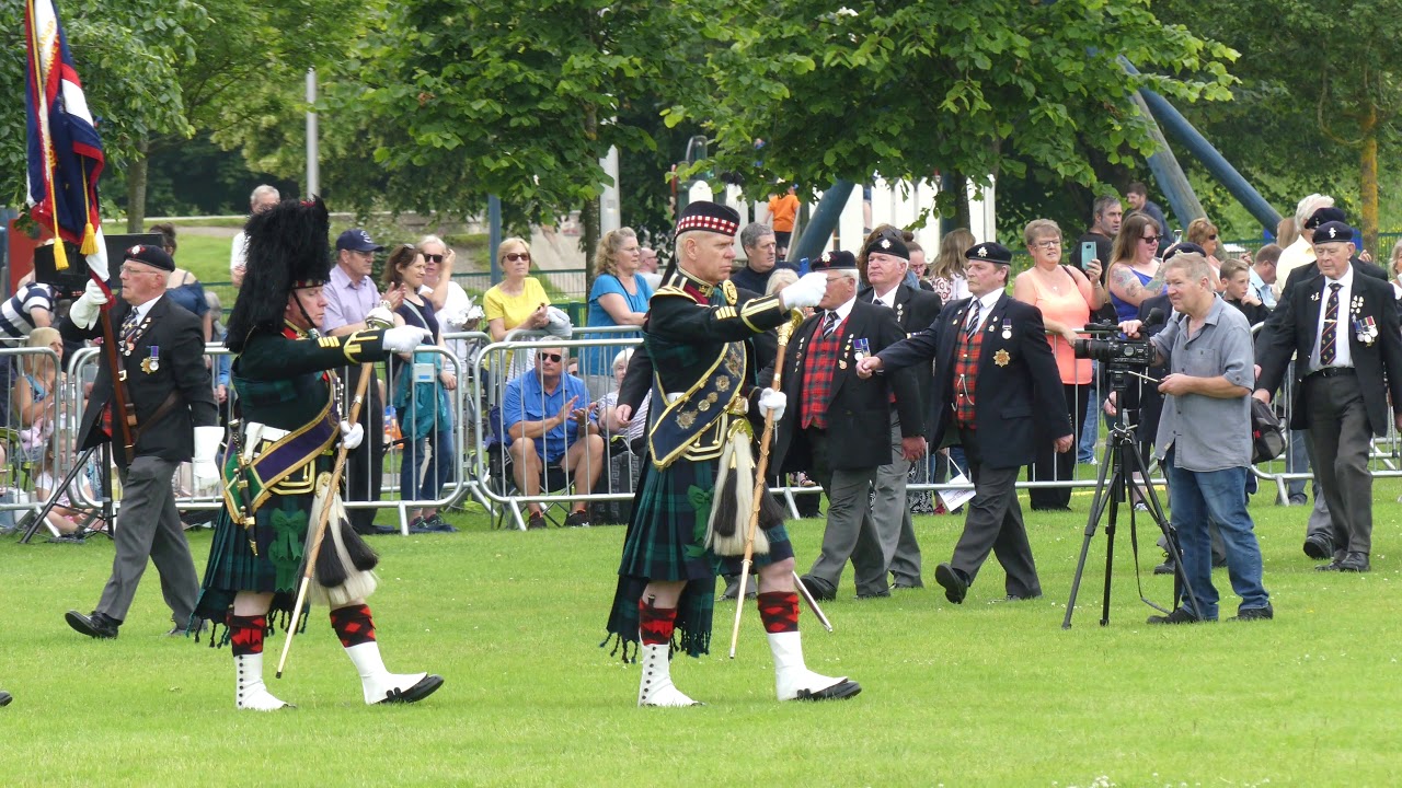 March Past, Stirling Military Show. (4K)