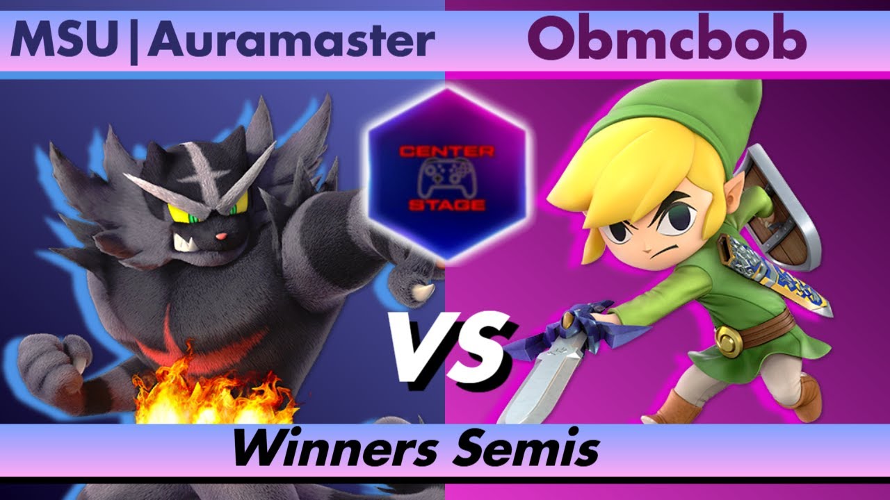 Center Stage #107 - MSU Auramaster (Incineroar) vs Obmcbob (Toon Link) - Smash Bros Ultimate SSBU