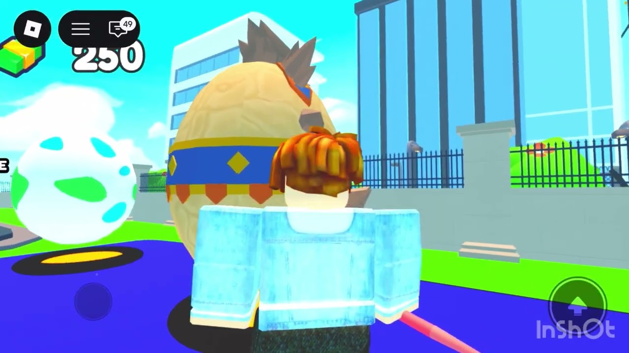 Я метнул копьё до луны в Roblox😯