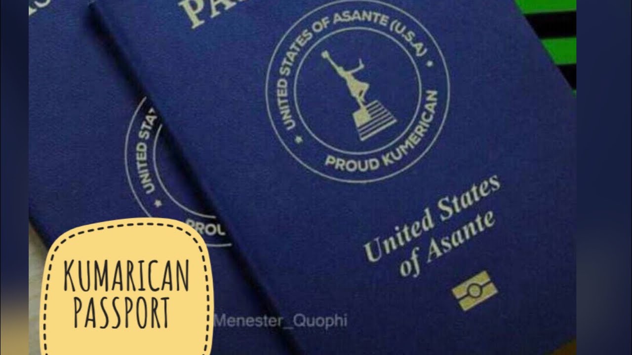 THIS IS HOW TO GET A KUMERICAN PASSPORT .. IT TRAVELS TO 70 COUNTRIES