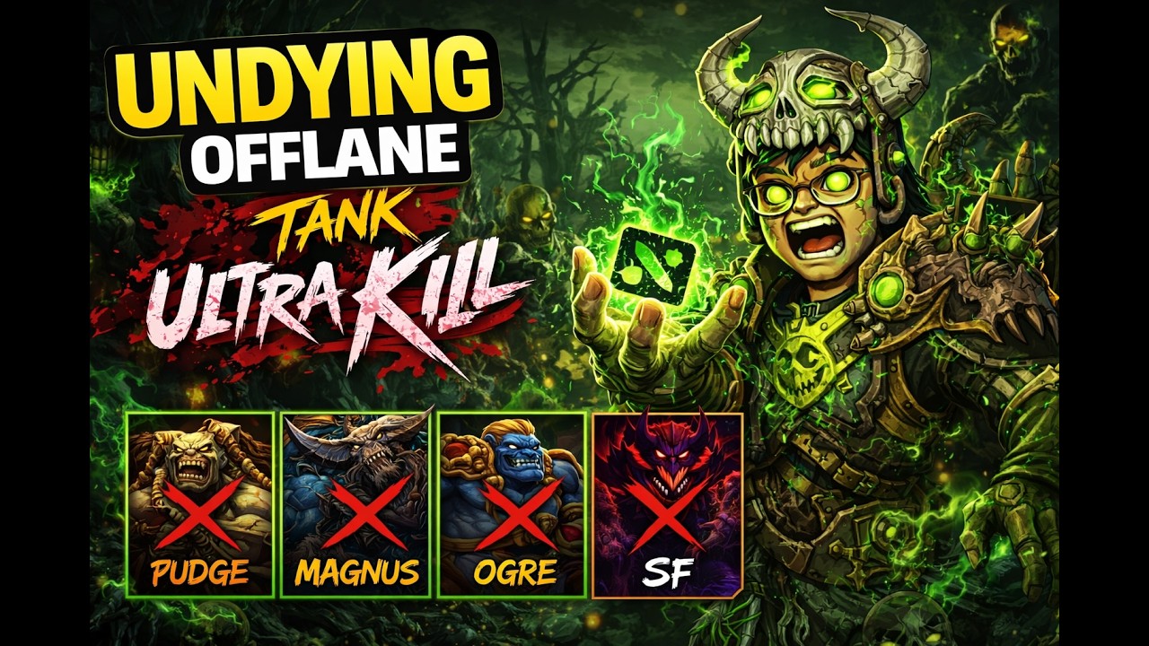 Unkillable Undying Offlane Tank – Ultra Kill | Dota 2