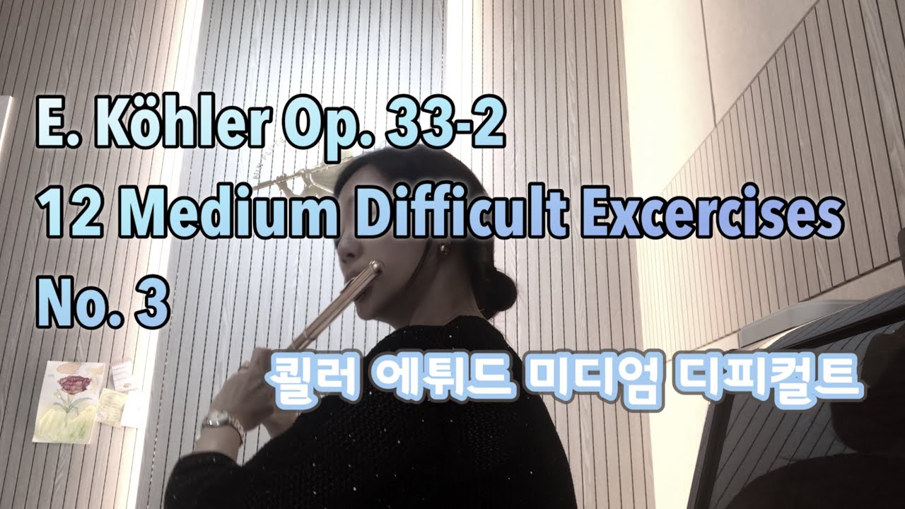 쾰러 에튀드 (미디엄 디피컬트) 3번 K&ouml;hler Op. 33-2 Study no. 3 in e minor