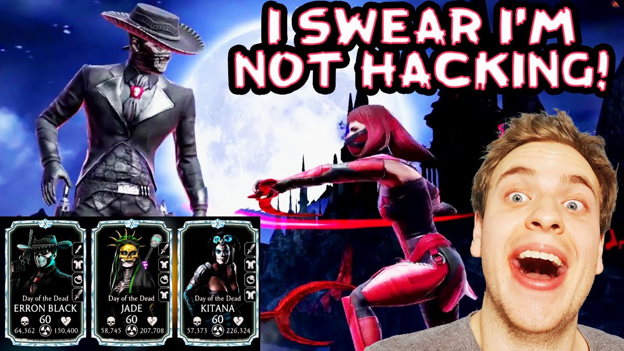 MK Mobile. Using Day of the Dead Team Feels Like HACKING! FREE SPECIALS! Fatal Black Dragon Tower.