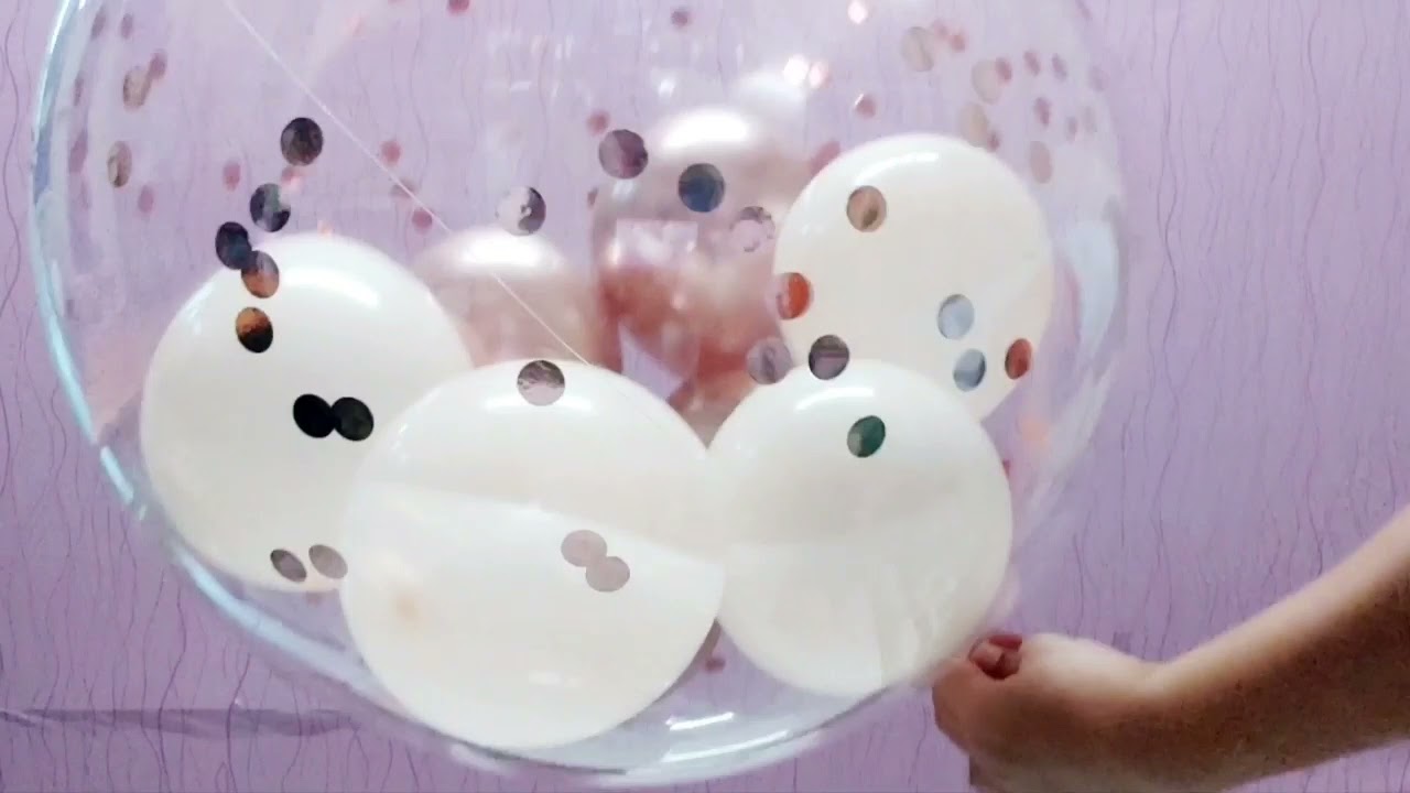 Confetti Balloon | How to Make Bobo Balloon with Confetti | Batty Balloons