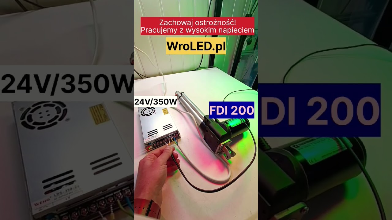 Jak działa siłownik elektryczny? Jak uruchomić siłownik FDI? #shorts