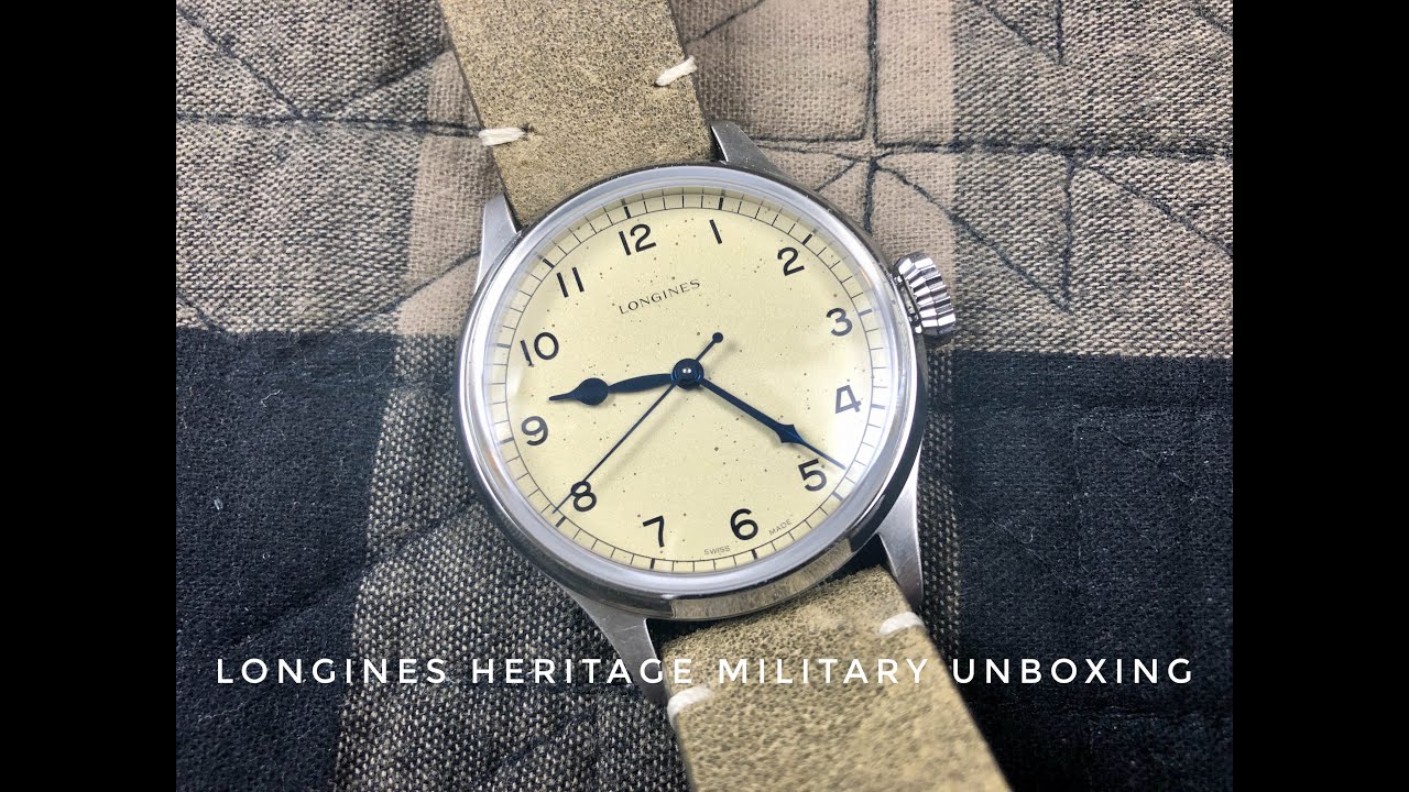Longines Heritage Military Watch Unboxing
