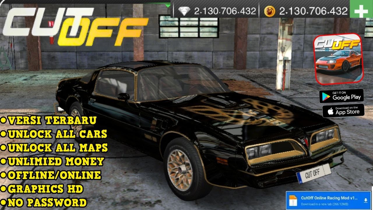 CutOff Online Racing Mod Apk New Update Terbaru 2023 Graphics HD Unlock All Cars