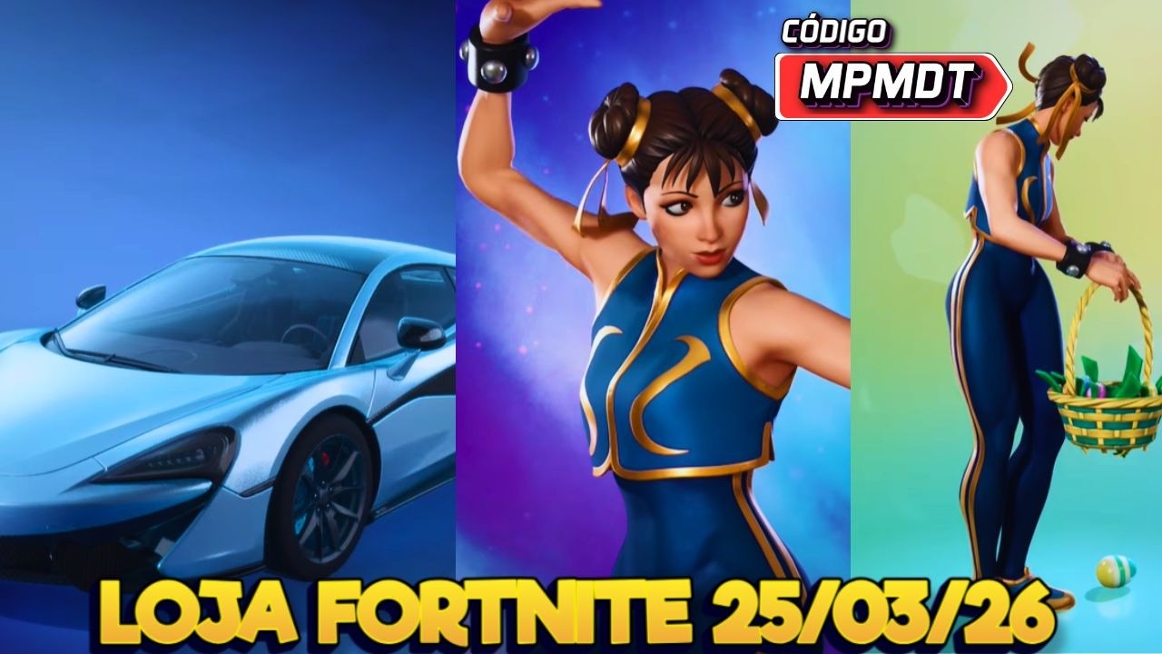 STREET FIGHTER - LOJA FORTNITE 25/03/26 - LOJA FORTNITE HOJE - LOJA FORTNITE AO VIVO - C&Oacute;D. MPMDT