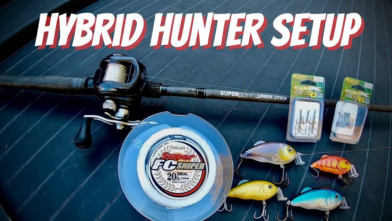 Hybrid Hunter Setup (Different Sizes, Different Depths, Same Bait)