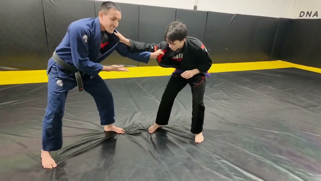 Powerful Foot Sweep variation + Drill for a sticker sweep