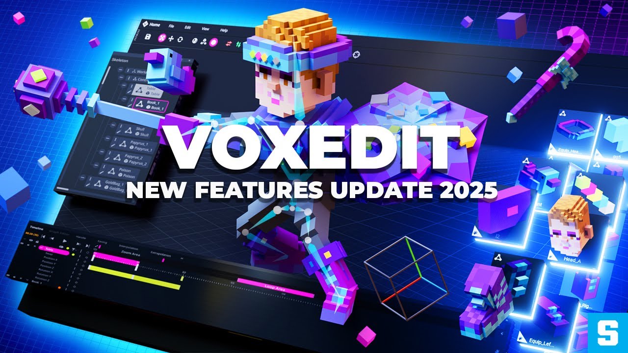 VoxEdit New Features March 2025 | The Sandbox
