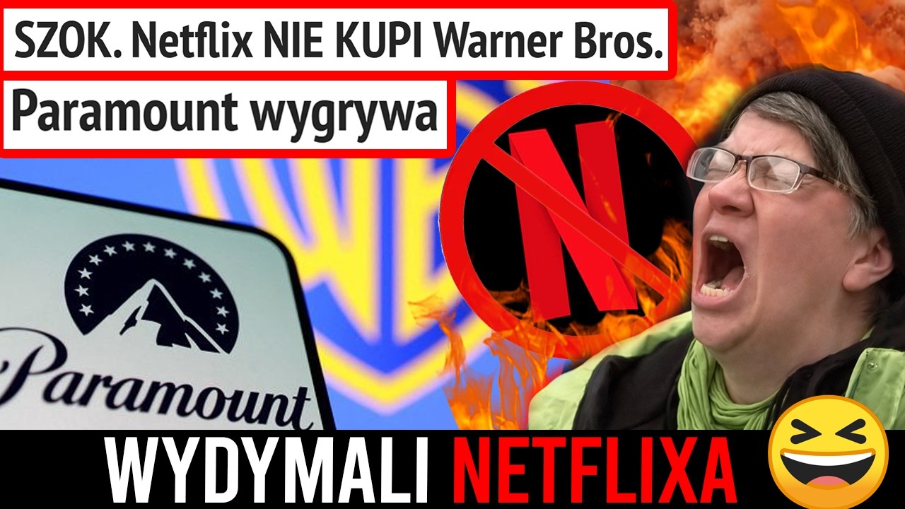 WYKRAKAŁEM 😏 NETFLIX NIE KUPI WARNER BROS. W TVN już się pakują?