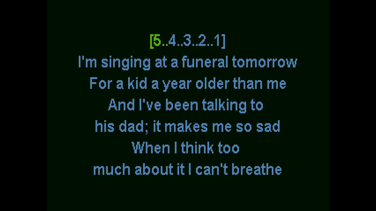 Phoebe Bridgers - Funeral (Official Karaoke / Instrumental)