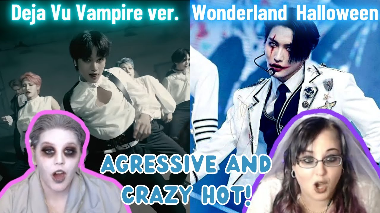 ATEEZ(에이티즈) 'Deja Vu' (Vampire ver.) 🎃 + WONDERLAND Halloween Special Stage | K-Cord Girls React