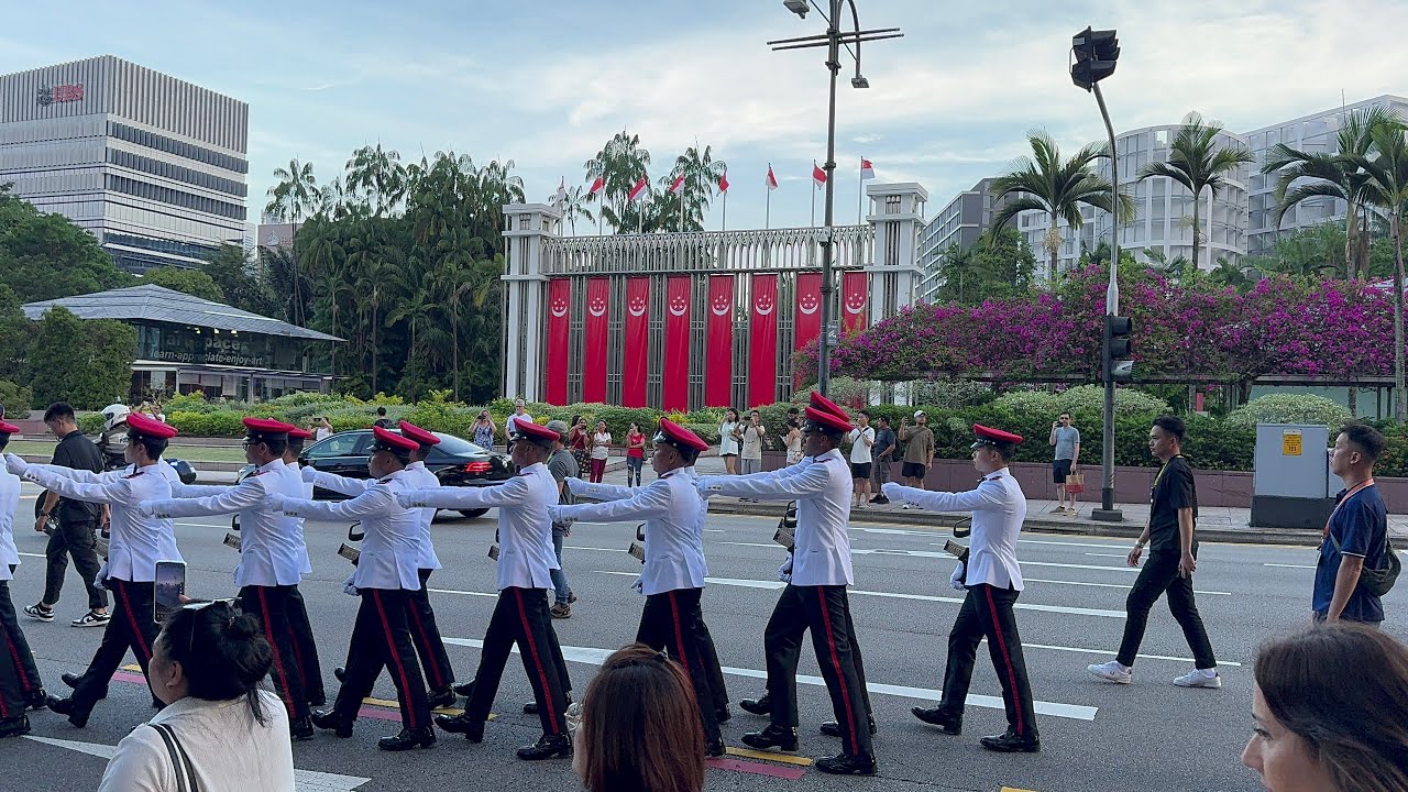 Changing of Guards at Istana Negara, Singapore