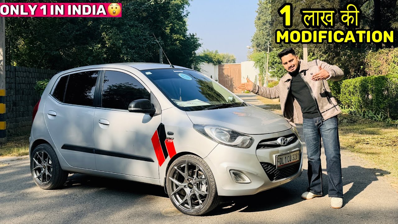 😱🔥Tastefully OLD i10 In Delhi ❤️  16 inch Alloy wheels @tarunvlogs3445