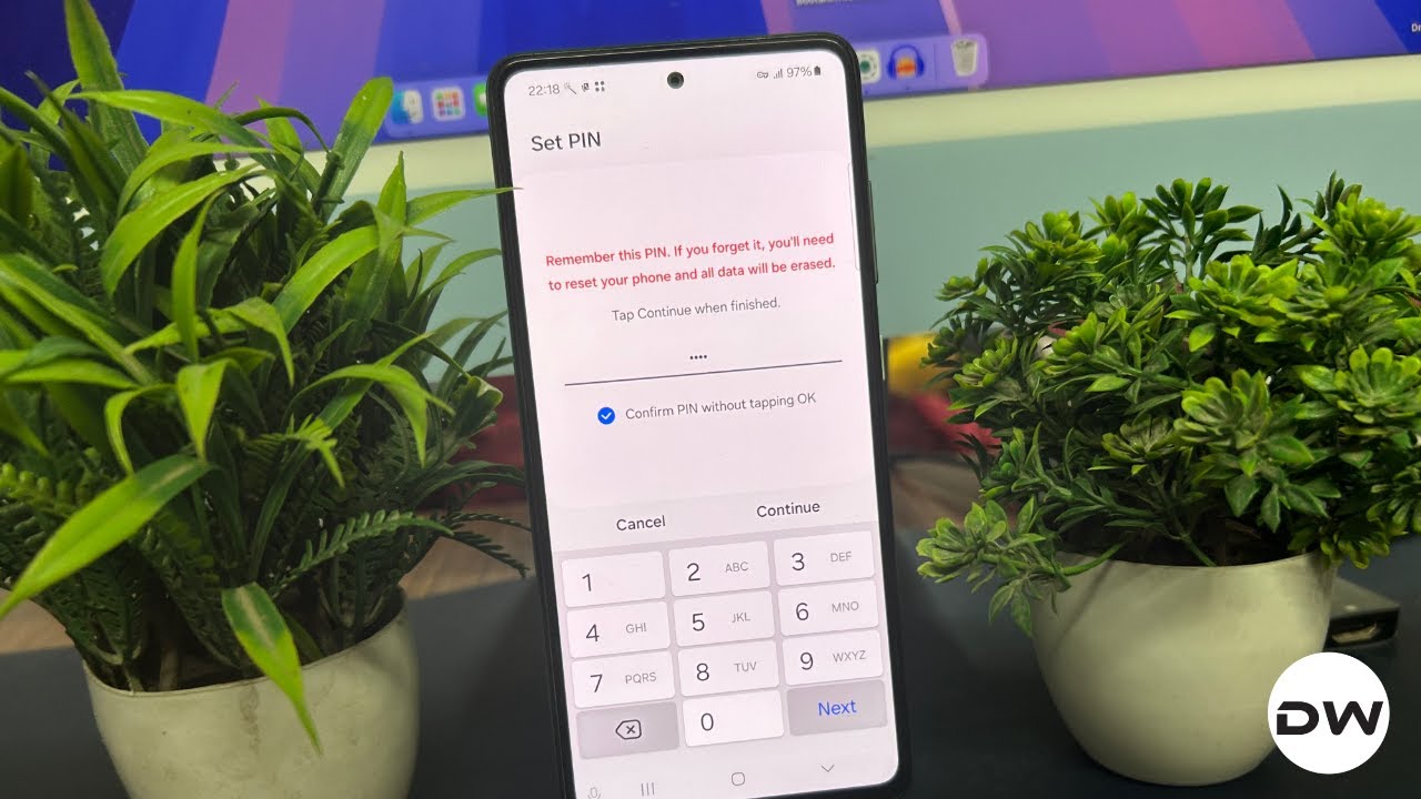 How to Unlock Samsung Device with 4 digit PIN without Pressing OK