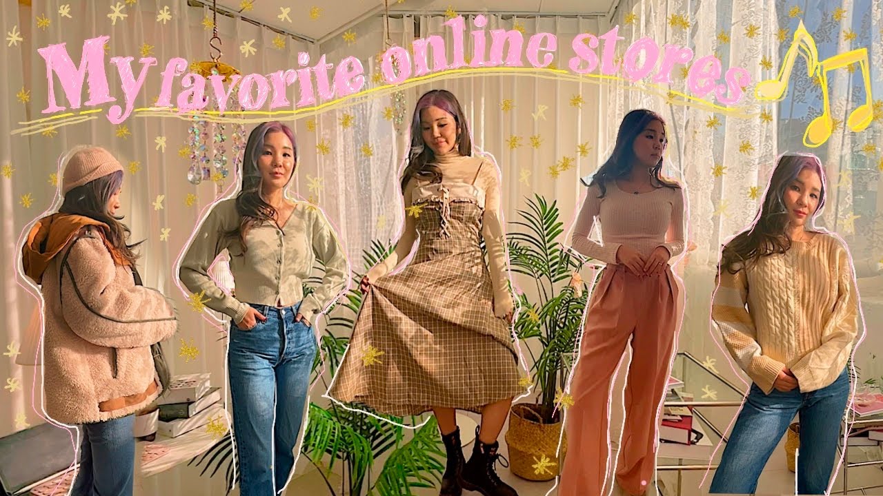 Korean fashion try-on haul from my fav online stores💕Shop with me for my dream winter wardrobe🧚&zwj;♀️