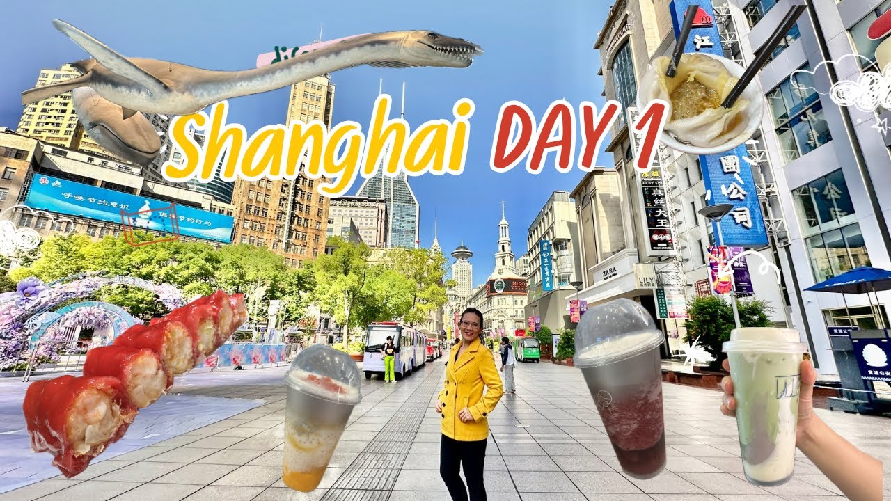 Vlog Family Shanghai in May Day 1: เสี่ยวหลงเปา Lai Lai – ติ่มซำ Tao Tao Ju – 1000 Trees – Xintiandi