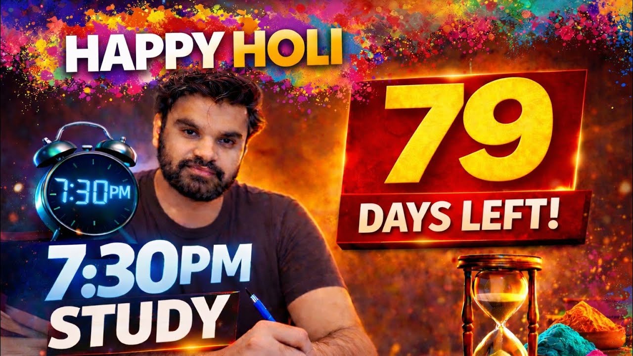 Last Day 79 | UPSC 2026 Live Study | Evening 7:30 PM Session | UPSC SSC PCS Preparation #upsc #live
