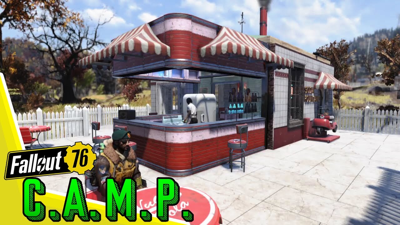 Fallout 76 Soda Store | C.A.M.P Build