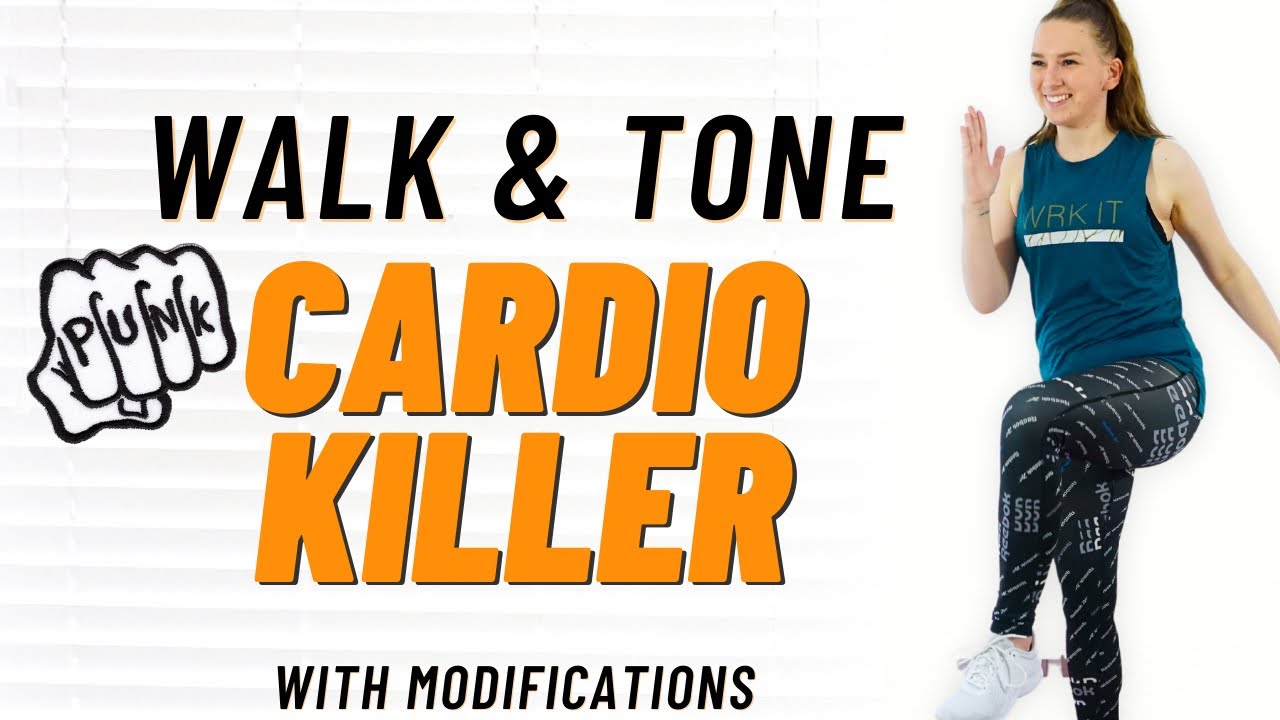 CHALLENGE DAY 12 || PUNK WALK&TONE CARDIO KILLER || + Modifications, No repeat & All standing