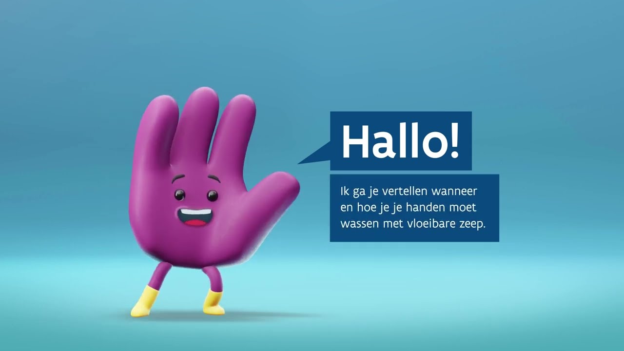 Handen wassen met zeep - Campagne handhygiëne woonzorgcentra