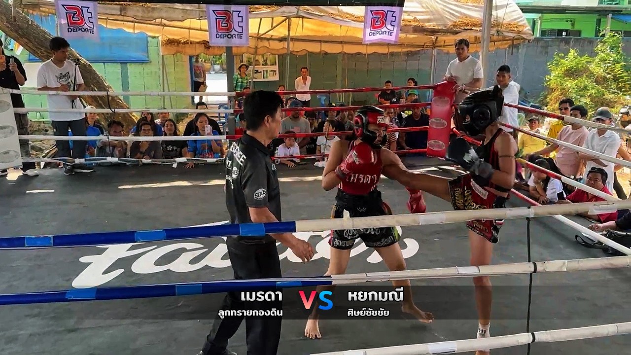เมรดา ลูกทรายกองดิน vs หยกมณี ศิษย์ชัชชัย - ศึก LSKD x BT ไฟต์ เวทีมวย ค่ายมวยลูกทรายกองดิน