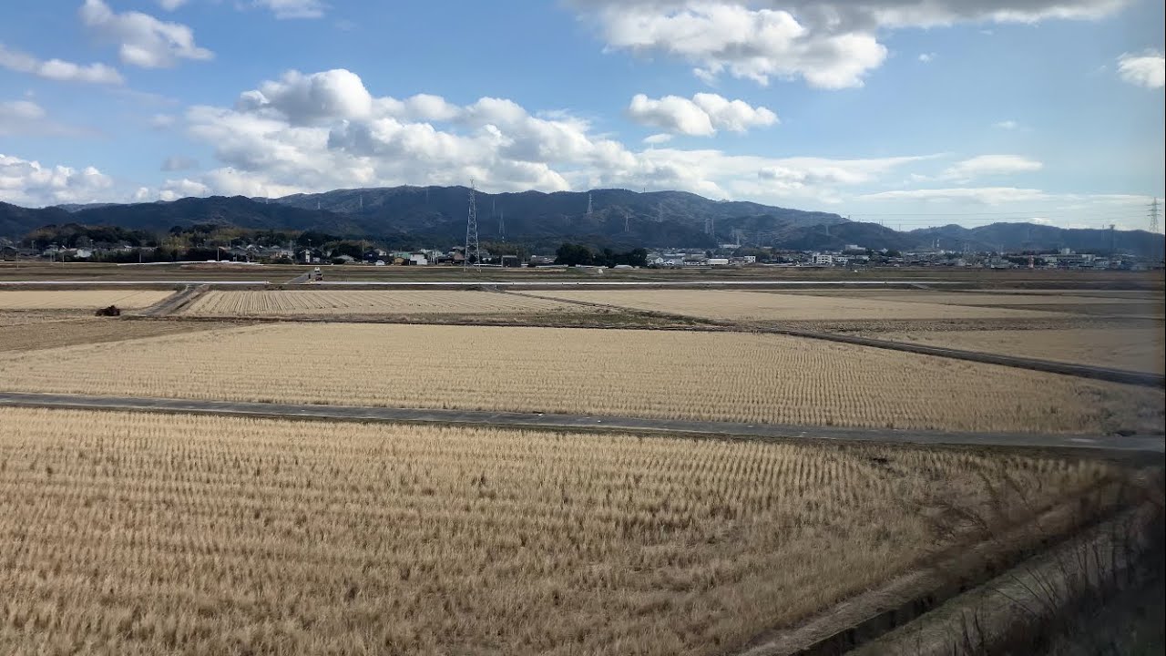令和8年1月14日　冬空の下の幸田の田園風景