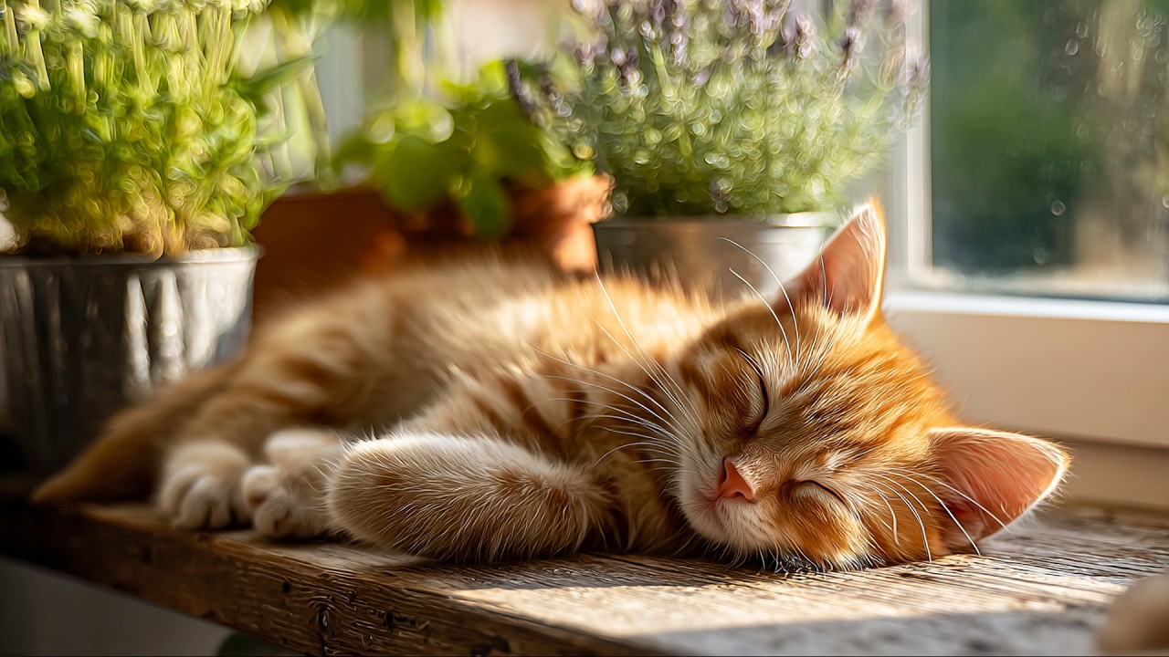 Sleep Music for Cats🐱 Soft Tunes to Help Your Cat Sleep Peacefully💤 Calm & Relax Your Feline Friend