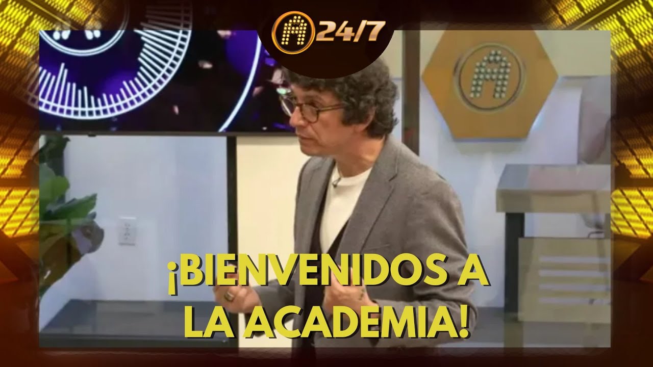 El director Héctor Martínez les da la bienvenida a la escuela a los académicos | La Academia 2024