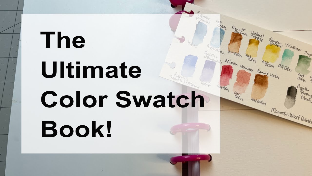 Make A Paint Color Swatching Book Swatches