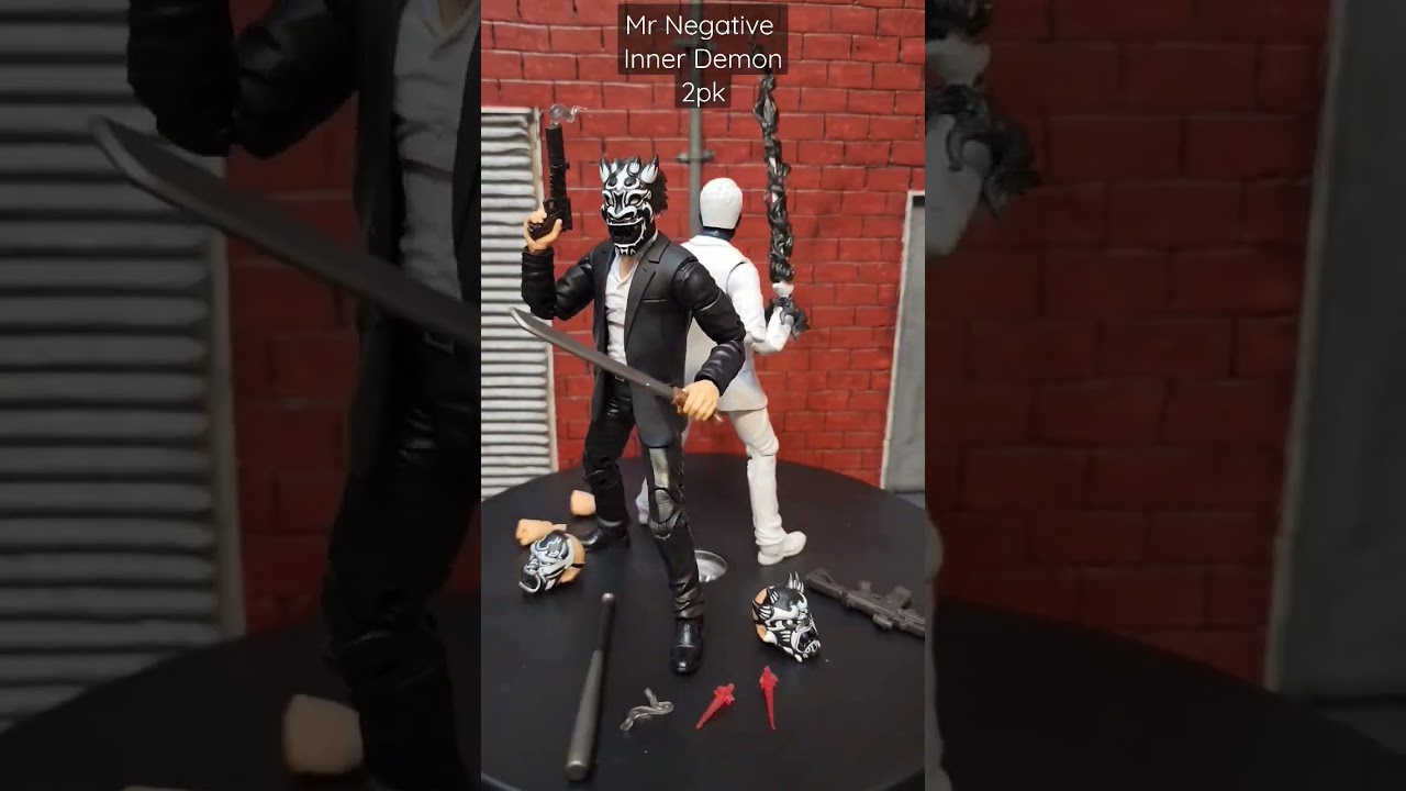 The Mr Negative and Inner Demon 2pk - #spiderman #ps4 #ps5 #gamer #marvel #toys #mrnegative