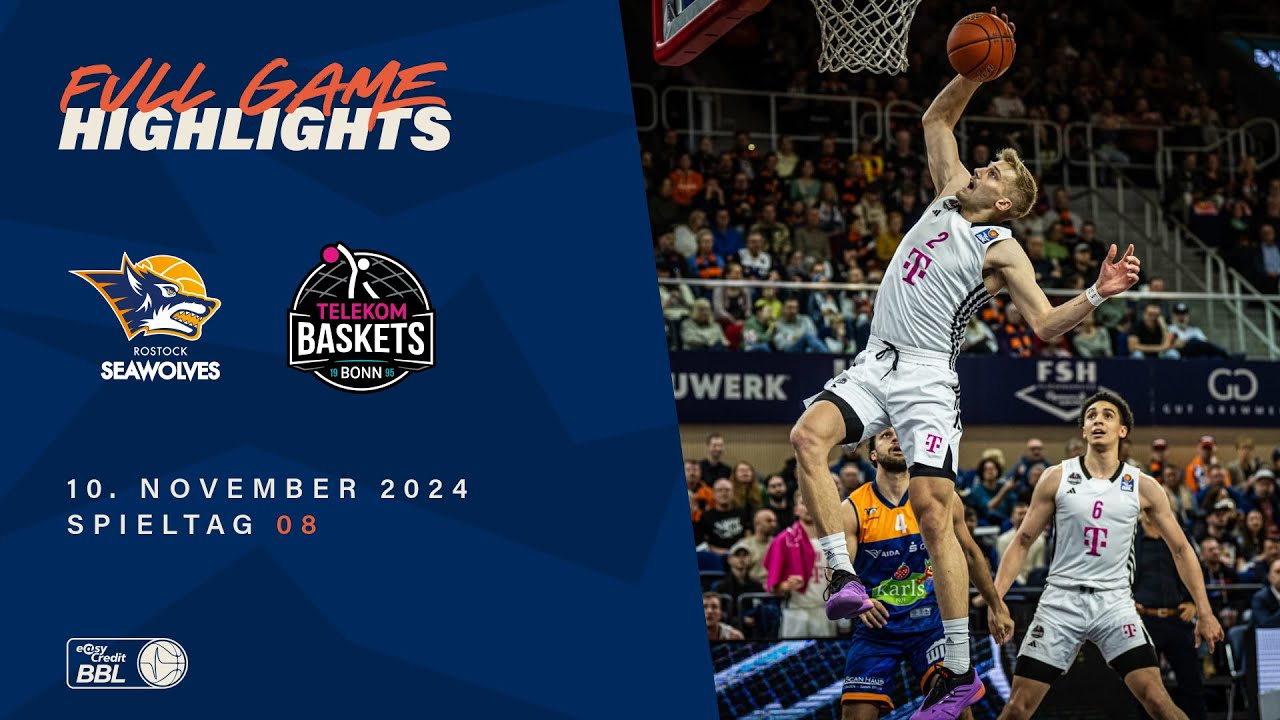 ROSTOCK SEAWOLVES vs. Telekom Baskets Bonn - Full Game Highlights - Spieltag 8, 2024/25