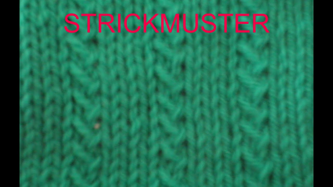 Strickmuster Nr.14 * Ohrwurm* Ideal auch fuer Anfaenger