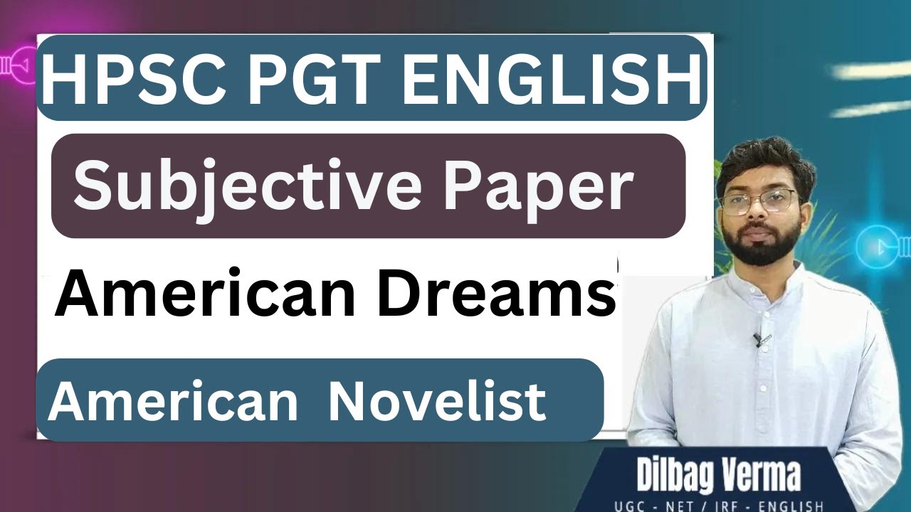 HPSC PGT English subjective writing || How to write subjective paper|| PGT English subjective course