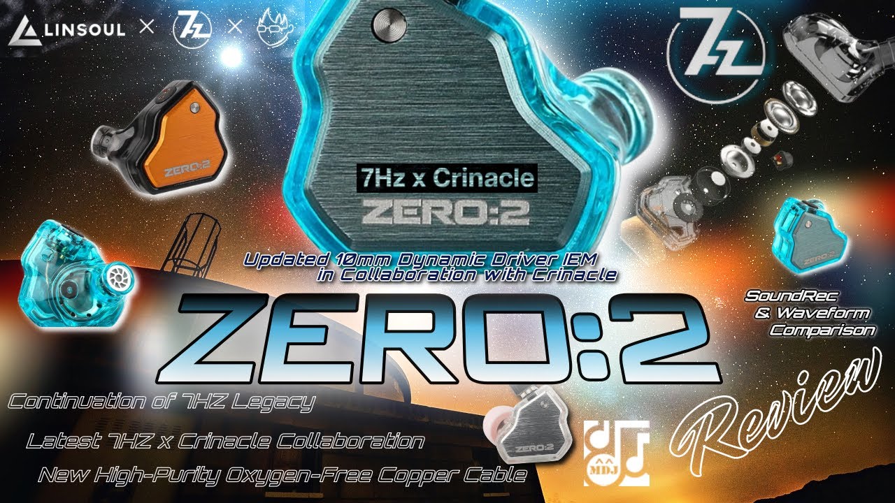 UPDATEされたZERO / Crinacleとのコラボモデルとして登場！「7Hz x Crinacle ZERO:2」 中華イヤフォン レビュー・音収録・波形比較