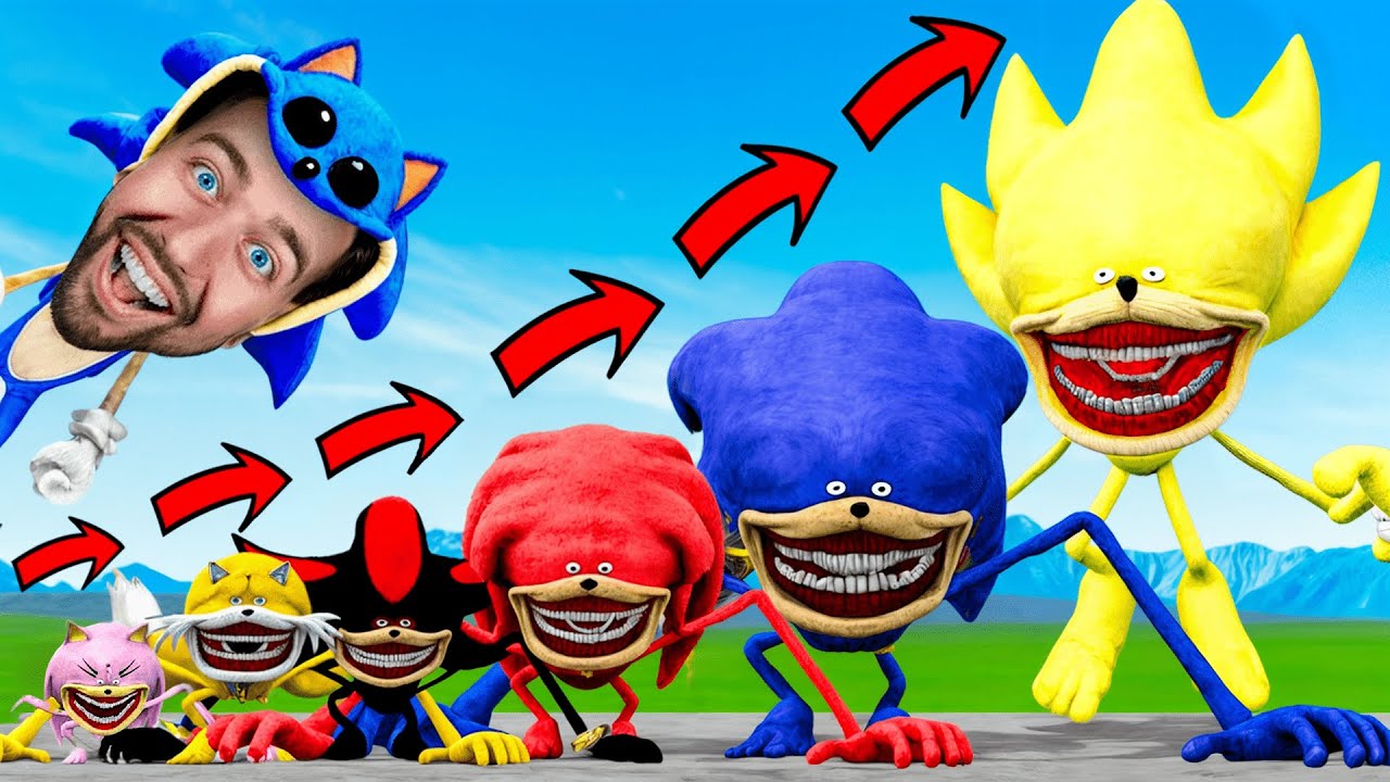 JE MESURE LA TAILLE DES SONIC TAPES !! FAMILLE SONIC TAPES !