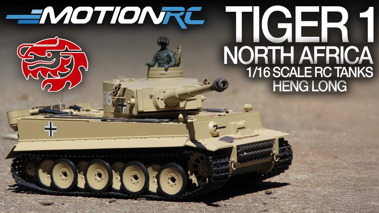 Heng Long German Tiger 1 North Africa Version | Радиоуправляемый танк в масштабе 1/16 | Motion RC