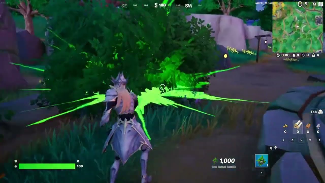 *NEW* Big Bush Bomb Gameplay Fortnite 23.20 Update!