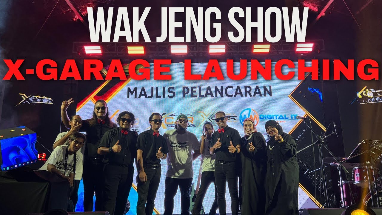 Wak Jeng Show di Elmina Park Shah Alam - Launching X GARAGE -  KOYO KONSERT