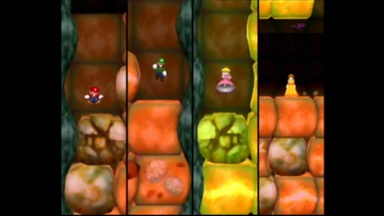 Mario Party 5: 4 Player Minigame - Ground Pound Down