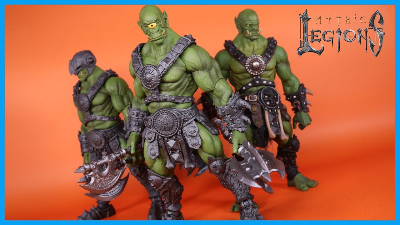 Mythic Legions Reinforcements 2 ORC OGRE LEGION BUILDER 2 Action Figure Review