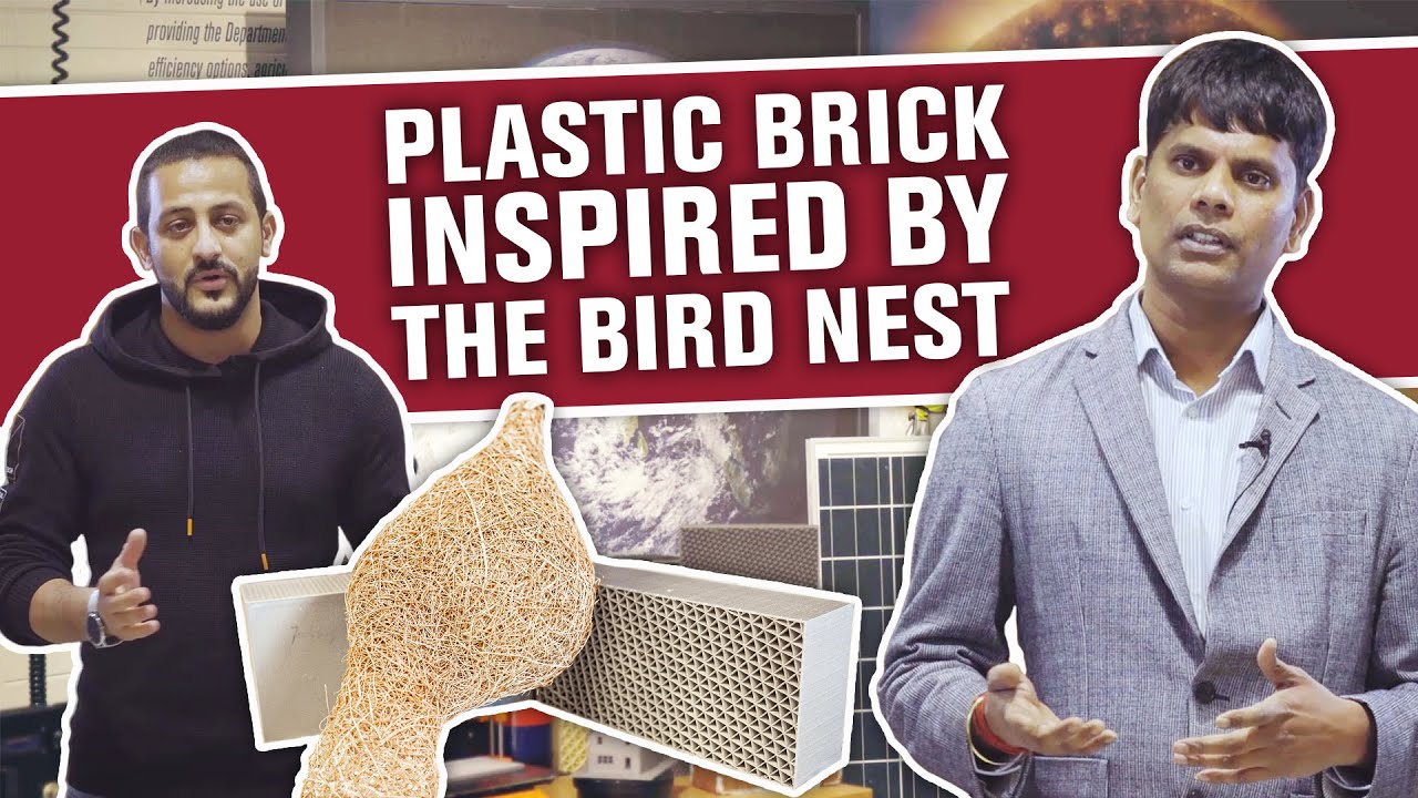 DMU expert designs brick made from recycled plastic